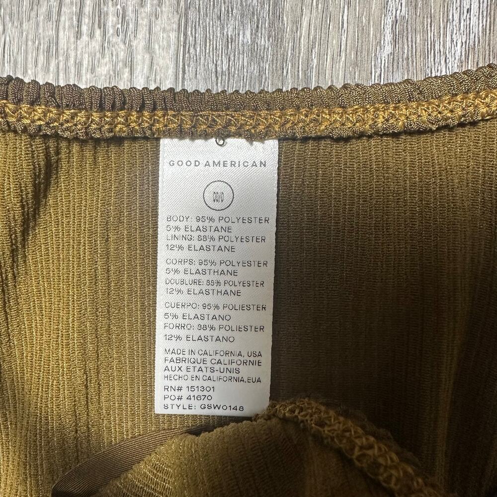 Good American Bikini Swimsuit Mocha NEW - Picture 3 of 7